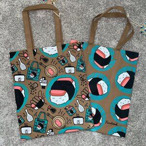 (2) Foodland Hawaii SPAM Washable Tote Bag — OS